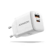 Axagon ACU-PQ33W mobiilseadme laadija Universaalne, Tahvel, Mobiiltelefon, Akupank, Nutitelefon, Nutikell Valge Vahelduvvool Kiirlaadimine Hoonesisene