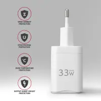 Axagon ACU-PQ33W mobiilseadme laadija Universaalne, Tahvel, Mobiiltelefon, Akupank, Nutitelefon, Nutikell Valge Vahelduvvool Kiirlaadimine Hoonesisene – pilt 11