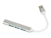 IBOX IUH3FAS Hub USB3.0 + USB 2.0 Silver