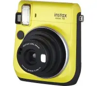 CAMERA INSTANT W/10SH GLOSSY/INSTAX MINI 70 YELLOW FUJIFILM