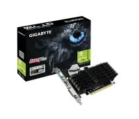 Gigabyte GV-N710SL-2GL NVIDIA, 2 GB, GeForce GT 710, DDR3-SDRAM, PCI Express 2.0, Cooling type Passive, HDMI ports quantity 1, DVI-D ports quantity 1, VGA (D-Sub) ports quantity 1, Processor frequency 1800 MHz
