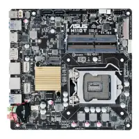 Asus H110T Processor family Intel, Processor socket LGA1151, DDR4-SDRAM, Memory slots 2, Supported hard disk drive interfaces M.2, Serial ATA III, Chipset Intel H, ITX