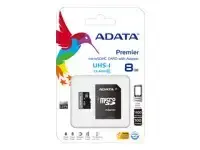 ADATA 8GB MicroSDHC UHS-I Class10 +ad