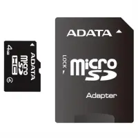 ADATA 32 GB, MicroSDHC, Flash memory class 4, SD adapter