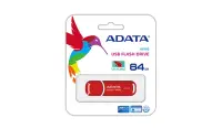 ADATA 64GB DashDrive UV150 USB-välkmälu USB tüüp A 3.2 Gen 1 (3.1 Gen 1) Punane – pilt 3