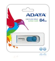 ADATA 64GB C008 USB-välkmälu USB tüüp A 2.0 Sinine, Valge – pilt 3