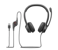 Logitech | Computer headset | H390 | Built-in microphone | USB Type-A | Black – pilt 5