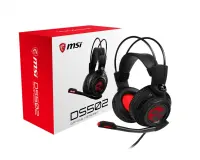 MSI DS502 GAMING HEADSET kõrvaklapid ja peakomplekt Kõrvaklapp Juhtmega ühendatud Peavõru Mängimine Must, Punane – pilt 8