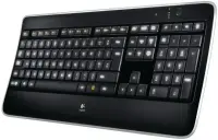 Logitech K800 klaviatuur Raadioside QWERTY Rahvusvaheline EER (Euroopa ettevõtluspiirkond) Must