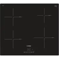 Bosch Serie 4 PUE611BB2E pliidiraud Must Sisseehitatud Tsooniga induktsioonplaat 4 tsoon(id)