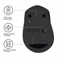 LOGI M330 Silent Plus Black - 2.4GHZ – pilt 23