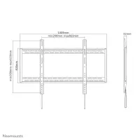 Neomounts LFD-W1000 telerikinnitus 2,54 m (100") Must – pilt 18