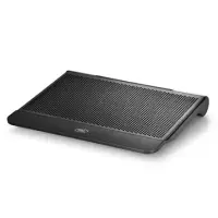 deepcool Laptop Cooler N6000, Honeycomb Metal Mesh with Blue LED 200mm fan and 2x USB hub, up to 17" 383X295X52mm mm