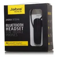 Jabra BT2046 Grey, 1.6 cm, 5.3 cm, 2.5 cm, 10 g, 1 Jabra BT2046 with internal rechargeable battery, 1 Quick Start Manual,  1 earhook, USB cable, Talk time up to 8 hoursStandby time up to 10 days, Bluetooth Headset