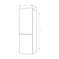 LG Refrigerator GBB59PZFZS Free standing, Combi, Height 190 cm, A++, No Frost system, Fridge net capacity 225 L, Freezer net capacity 93 L, Display, 37 dB, Inox