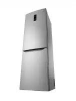 LG Refrigerator GBB59PZFZS Free standing, Combi, Height 190 cm, A++, No Frost system, Fridge net capacity 225 L, Freezer net capacity 93 L, Display, 37 dB, Inox