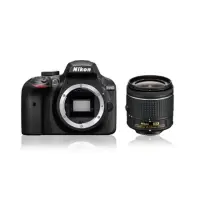 Nikon D3400 + AF-P DX 18-55 mm  SLR Camera Kit, Megapixel 24.2 MP, ISO 25600, Display diagonal 3 ", Video recording, TTL, CMOS, Black