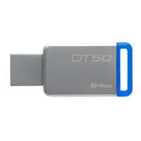 Kingston Technology DataTraveler 50 64GB USB-välkmälu USB tüüp A 3.2 Gen 1 (3.1 Gen 1) Sinine, Hõbe