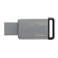 Kingston Technology DataTraveler 50 128GB USB-välkmälu USB tüüp A 3.2 Gen 1 (3.1 Gen 1) Must, Hõbe