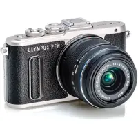 Olympus PEN E-PL8 + 14-42mm EZ Pancake Mirrorless Camera Kit, 16.1 MP, ISO 25600, Display diagonal 7.62 cm, Video recording, Wi-Fi, TTL, Magnification 14 x, Live MOS, Black/Silver, Image sensor size (W x H) 17.3 x 13 mm