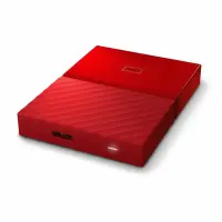 External HDD|WESTERN DIGITAL|My Passport|1TB|USB 3.0|Colour Red|WDBYNN0010BRD-WESN