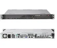 SERVER CHASSIS 1U 200W BLACK/CSE-512L-200B SUPERMICRO