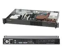 SERVER CHASSIS 1U 200W BLACK/CSE-510-203B SUPERMICRO