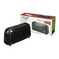Adler Toaster AD 3206 Black, Plastic, 750 W, Number of slots 2, Number of power levels 1 – pilt 4