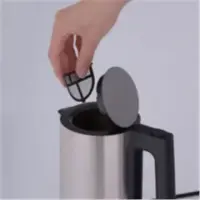 CLoer Mini 4990 Standard kettle, Stainless steel/Plastic, Stainless Steel/Black, 1960 W, 360° rotational base, 0.8 L