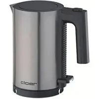 CLoer Mini 4990 Standard kettle, Stainless steel/Plastic, Stainless Steel/Black, 1960 W, 360° rotational base, 0.8 L