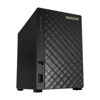 Asus Asustor Tower NAS AS1002T up to 2 HDD/SSD, Marvell, Armada 385 (Dual Core), Processor frequency 1 GHz, 0.512 GB, DDR3, Total installed storage capacity 24k GB, Single, Black