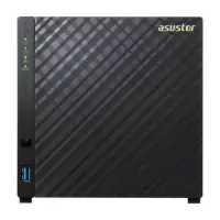 Asus Asustor Tower NAS AS3104T up to 4 HDD/SSD, Intel Celeron Dual-Core, Processor frequency 1.6 GHz, 2 GB, DDR3L, Black