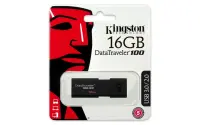Kingston DataTraveler 100 Generation 3 16 GB, USB 3.0, Black – pilt 3