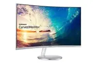 Samsung C27F591FDU 68,6 cm (27") 1920 x 1080 pikslit Full HD LED Hõbe, Valge