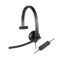 Logitech H570E Kõrvaklapp Juhtmega ühendatud Peavõru Kontor/kõnekeskus USB tüüp A Must – pilt 5