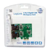 Logilink PC0075, 2-port Gigabit PCI Express network card | Logilink | 2 x Gigabit Lan (RJ 45) | PCIe – pilt 2