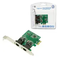 Logilink PC0075, 2-port Gigabit PCI Express network card | Logilink | 2 x Gigabit Lan (RJ 45) | PCIe – pilt 3