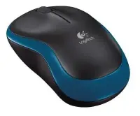 MOUSE USB OPTICAL WRL M185/BLUE 910-002239 LOGITECH