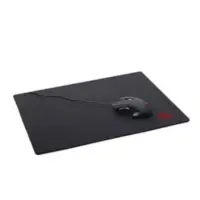 Gembird | MP-GAME-M | natural rubber foam + fabric | Gaming mouse pad, medium | Gaming mouse pad | 250x350x3 mm | Black – pilt 2