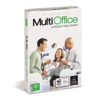 Koopiapaber MultiOffice A4 80g/m2, 500 lehte 3Re (kogus 5 pakki)