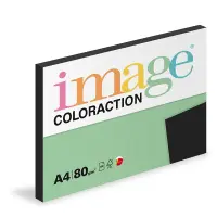 Värvipaber IMAGE COLORACTION, A4, 80 gsm, 50 lehte, BLACK, No. 99