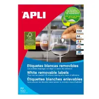 Etiketid eemaldatavad Apli ILC 105 x 148mm 100l/pk