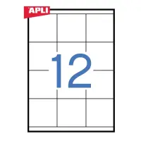 Etiketid Apli ILC iseliimuvad 70 x 67,7mm 100l/pk