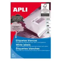 Etiketid Apli ILC iseliimuvad 105x74mm, 500l, valge