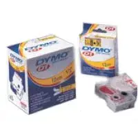 Markeerimislint Dymo D1, 9mm x 7m must/valgel – pilt 2