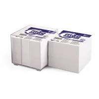 Märkmepaber Forpus 90x90mm, plastkarbis 800 lehte, valged lehed