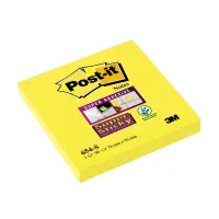Märkmepaber Post-It Super Sticky 76x76 mm, kollane