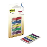 Indeksid Post-it, 11,9x43,2mm, nooled, 5 värvi