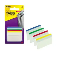 Indeksid Post-it Strong 50.8 x 38mm 24tk, 4 värvi/ nurgaga