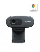 Logitech C270 HD veebikaamera 3 MP 1280 x 720 pikslit USB Hall, Tumehall – pilt 9